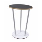Aluminum tube frame for oval stretch fabric counter