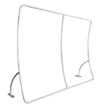 Aluminum tube frame for U-shaped tension fabric backdrop