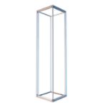 Modular aluminum frame structure for the four-sided backlit SEG column