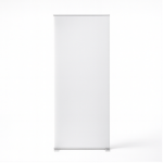 QuickFit Straight fabric banner stand with steel feet – front view