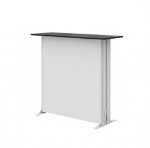 3.3 ft × 3.4 ft backlit SEG counter with custom illuminated fabric graphic