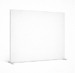 Angled view of the backlit SEG light box and aluminum frame