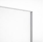 Close-up of the reinforced 120 mm aluminum SEG light-box frame