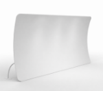 U-shaped tension fabric display with left support leg