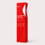 Four-Sided Backlit SEG Column – QuickGlow Premium Series with 360° visibility and LED illumination